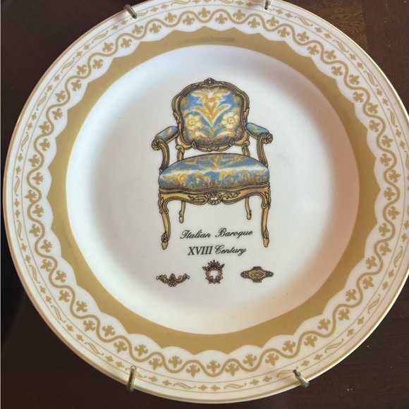 Vintage chair plates - Picture 3 of 5